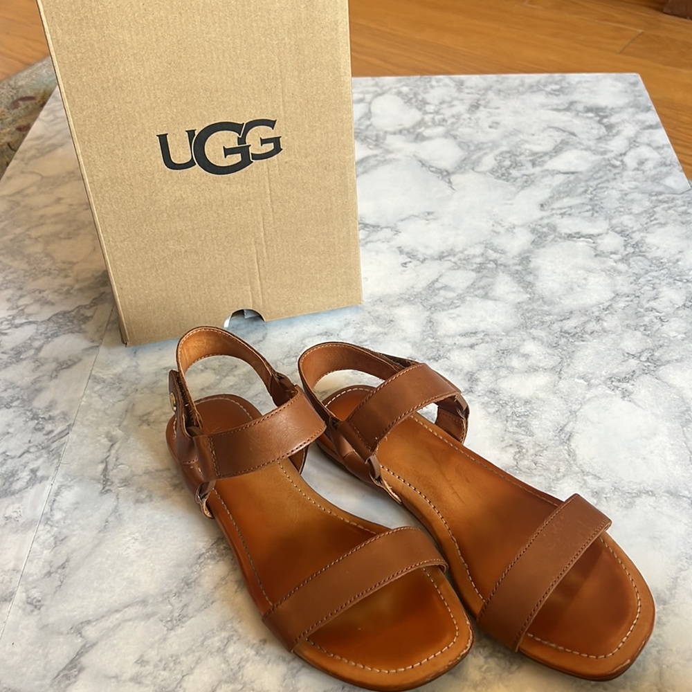 Ugg Rynell Leather Sandal - Size 7.5